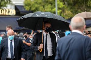 Μητσοτακης κηδεια Θεοδωράκη