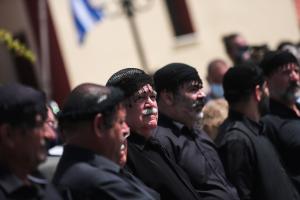 Ριζίτες στην κηδεία του Μίκη Θεοδωράκη