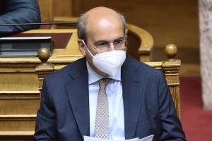 Ο Κωστής Χατζηδάκης στη Βουλή