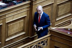 Ο Κωνσταντίνος Μπογδάνος στη Βουλή