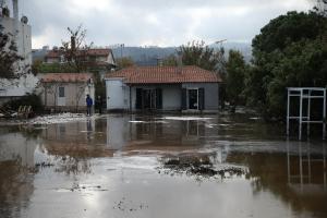 Εύβοια Αγία Άννα πλημμύρες