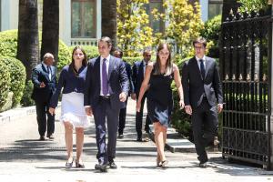 Ο Κυριάκος Μητσοτάκης και η κόρη του Σοφία