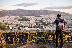 Θέα από τον Λυκαβηττό
