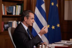 Ο Κυριάκος Μητσοτάκης παραχωρεί συνέντευξη στο Mega