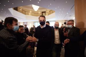 Ο Κυριάκος Μητσοτάκης στα Ιωάννινα