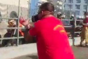 Τραυματίας πυροσβέστης
