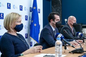 Μίνα Γκάγκα, Θάνος Πλεύρης και Θεοκλής Ζαούτης