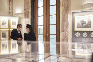 Ο Κυριάκος Μητσοτάκης και ο αρχιεπίσκοπος Ιερώνυμος