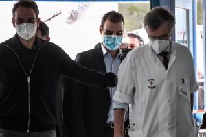 Κυριάκος Μητσοτάκης, Μάριος Θεμιστοκλέους και Σωτήρης Τσιόδρας