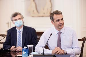Σωτήρης Τσιόδρας και Κυριάκος Μητσοτάκης
