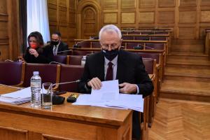 Ο Γιάννης Ραγκούσης στην Εξεταστική Επιτροπή