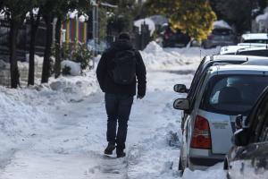 Αγία Παρασκευή χιόνι