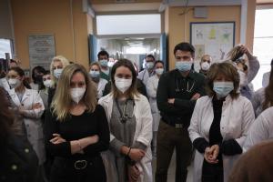 Εργαζόμενοι στο Νοσοκομείο Παίδων Πεντέλης