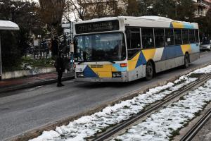 χιόνι λεωφορείο