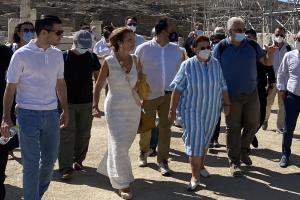 Λίνα Μενδώνη και Ασπασία Λεβέντη