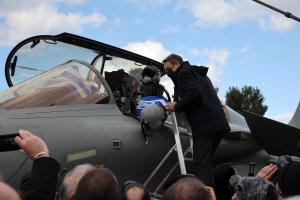 Ο Κυριάκος Μητσοτάκης σε Rafale