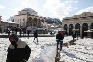 Χιόνια στο Μοναστηράκι