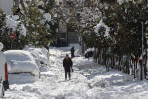 Χιόνια στην Αγία Παρασκευή