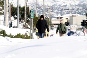 Χιόνια στην Αγία Παρασκευή