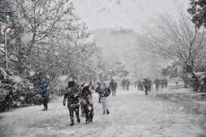 χιόνια Αθήνα