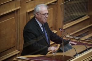 Ο Γιάννης Δραγασάκης στη Βουλή, 2022.