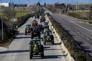 αγρότες τρακτέρ Νίκαια Λάρισα