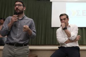 Νάσος Ηλιόπουλος και Αλέξης Τσίπρας