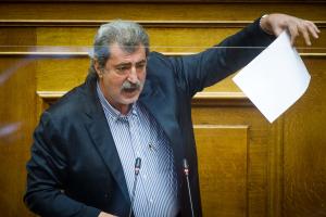 Ο Παύλος Πολάκης στη Βουλή, 2022.