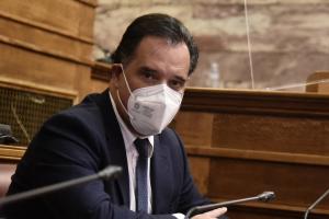 Ο Άδωνις Γεωργιάδης στη Βουλή