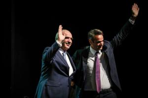 Ευάγγελος Μεϊμαράκης και Κυριάκος Μητσοτάκης