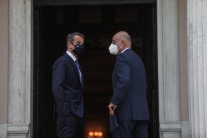 Κυριάκος Μητσοτάκης και Νίκος Δένδιας