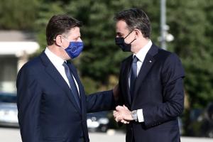 Μιλτιάδης Βαρβιτσιώτης και Κυριάκος Μητσοτάκης