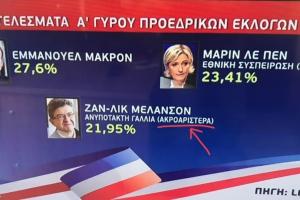 Οι γαλλικές εκλογές στην ΕΡΤ