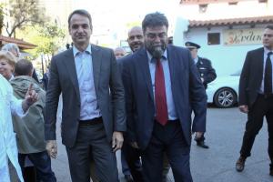 Κυριάκος Μητσοτάκης και Βασίλης Οικονόμου
