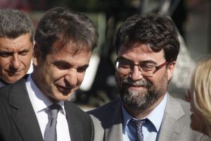 Κυριάκος Μητσοτάκης και Βασίλης Οικονόμου