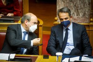 Κωστής Χατζηδάκης και Κυριάκος Μητσοτάκης