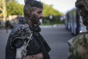 ΟΥΚΡΑΝΙΑ ΜΑΡΙΟΥΠΟΛΗ ΑΙΧΜΑΛΩΤΟΣ ΠΟΛΕΜΟΥ