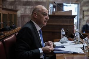 Ο Νίκος Δένδιας σε επιτροπή της Βουλής