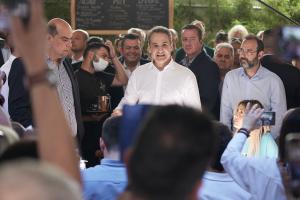 Ο Κυριάκος Μητσοτάκης στη Μαγνησία