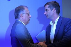 Τάκης Θεοδωρικάκος και Κώστας Μπακογιάννης