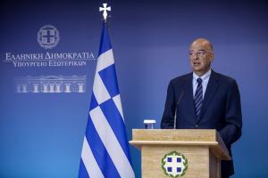 Ο Νίκος Δένδιας στο υπουργείο Εξωτερικών