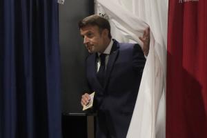 Ο Εμανουέλ Μακρόν στις γαλλικές εκλογές