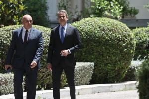 Ο Κυριάκος Μητσοτάκης στο Προεδρικό Μέγαρο
