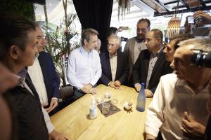 Ο Κυριάκος Μητσοτάκης στη Θεσσαλονίκη