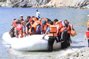 Σύροι πρόσφυγες στη Μυτιλήνη