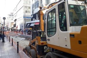 έργα οδός Τσαμαδού Πειραιάς