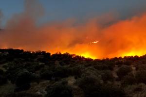 Φωτιά στο Ρέθυμνο