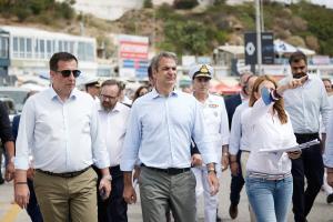 Ο Κυριάκος Μητσοτάκης στην Ανατολική Αττική