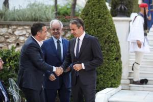 Αλέξης Τσίπρας, Κώστας Τασούλας και Κυριάκος Μητσοτάκης