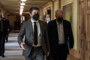Νίκος Ανδρουλάκης και Κώστας Σκανδαλίδης